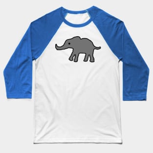 Elephant Art Baseball T-Shirt